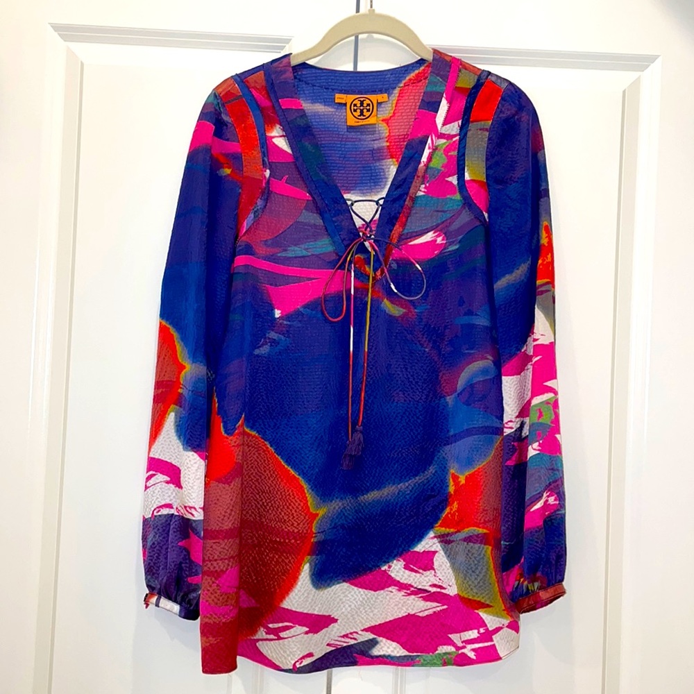 Tory Burch Tunic -Size 4 - 100% Silk